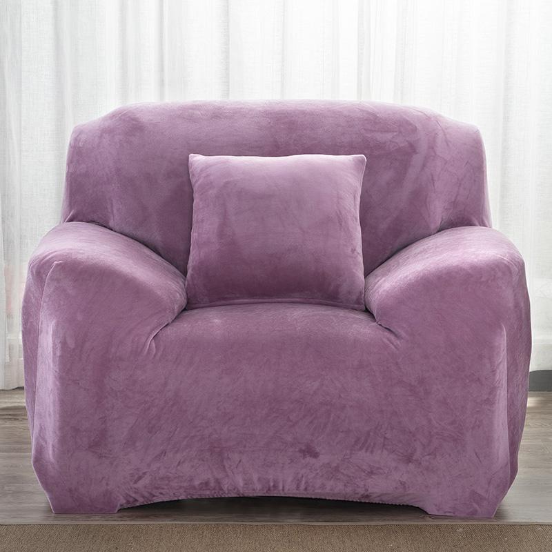 Thick Plush Fabirc Sofa Cover Set 1/2/3/4 Seater Elastic Couch Cover Sofa Covers For Living Room Slipcover Chair Sofa Towel 1Pc