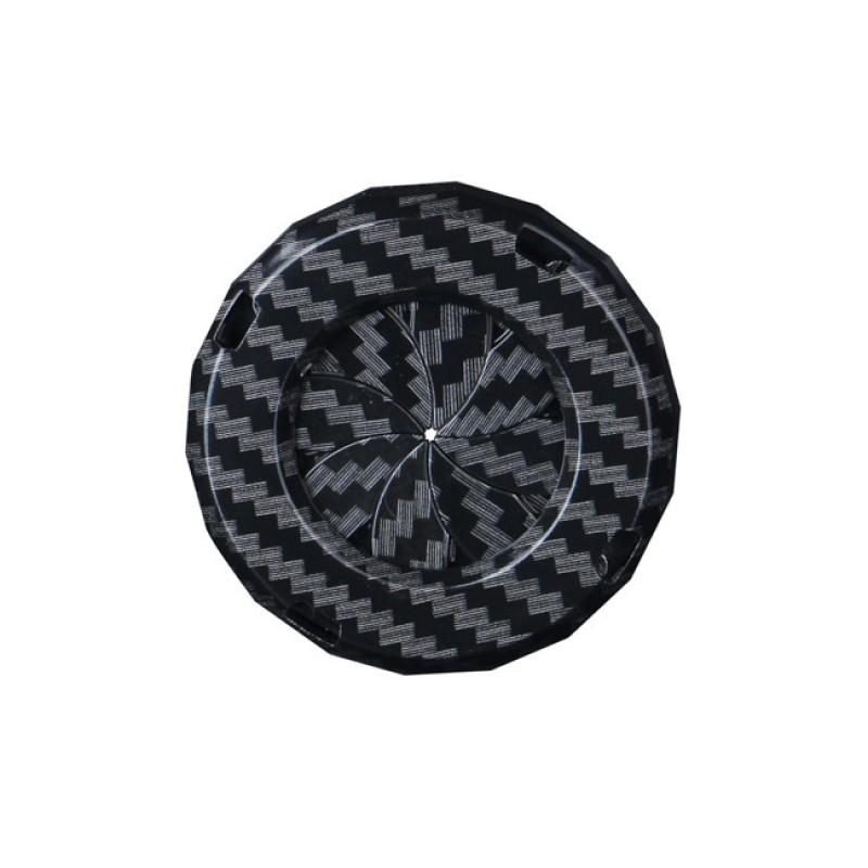 

Black ABS Car Decorative Ring Cover for One Button Start Stop Universal Push Engine Protection Car Interior