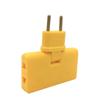 Rotate Plug Eu Converter One In Three 180 Degree Extension Plug Multi Plug Mini Slim Wireless Outlet Adapter Light Convenient