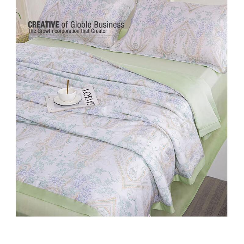 Hengyuanxiang Lyocell Print Summer Quilt Bedding Set