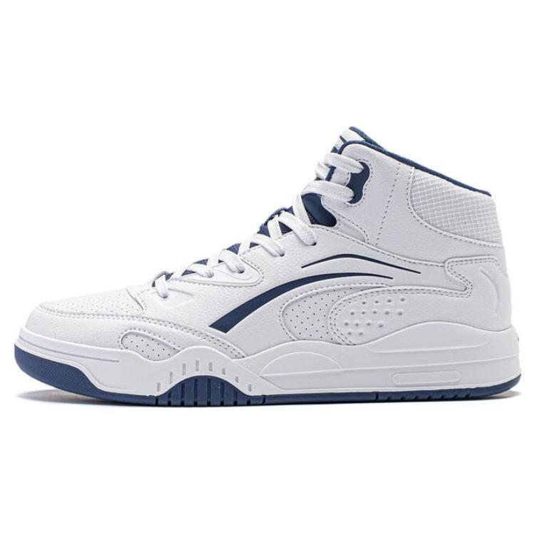 

Новые кроссовки LiNing Mobara с противоскользящей и износостойкой подошвой, дышащие, с высоким верхом, для скейтборда, мужские, бело-синие AGCT285-1 39