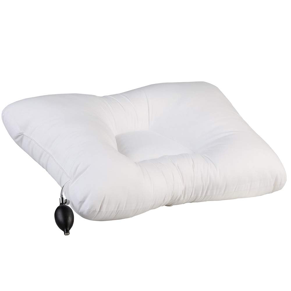 

Aircore Pillow with Built-in Adjustable Airbags for Natural Cervical Curve Support, Perfect for Back and Side Sleepers, Anti-Snoring, and Fully