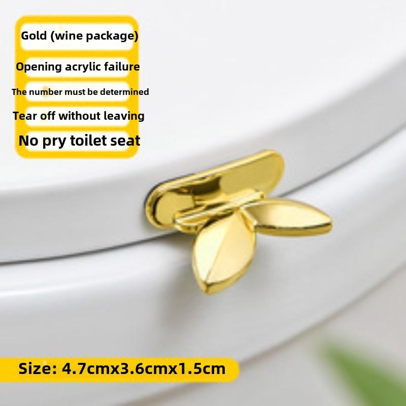 2pcs Multifunctional Portable Toilet Seat Lifter Bathroom Non-dirty Hand Toilet Seat Flip Artifact Door Drawer Puller