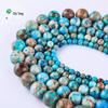 Hulan Emperor Stone Round Bead Necklace: Handmade Loose Beads for Jewelry, Bracelet, and DIY Crystal Beading Accessories.