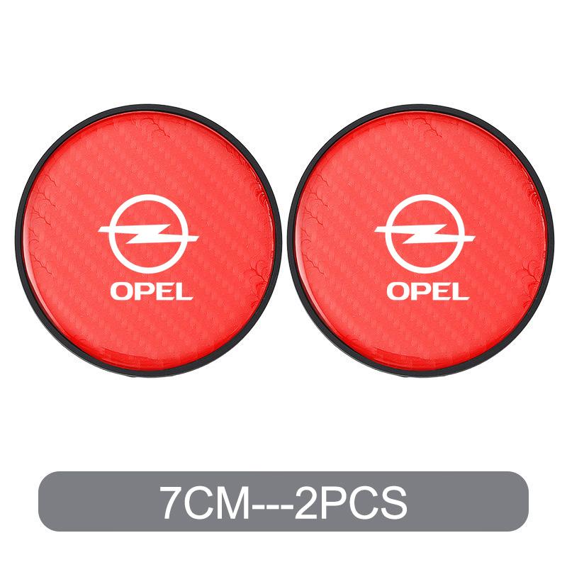 Car Water Cup Pad Non Slip Coaster Drinks Mat For Opel Astra G H J K F Corsa D Zafira B Insignia Mokka Regal Auto Accessories