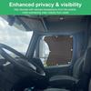 1Pc/2Pcs Mesh Window Shade Side Window Sun Shade Semi Truck Accessory Driver Window Covers with Interior Protect