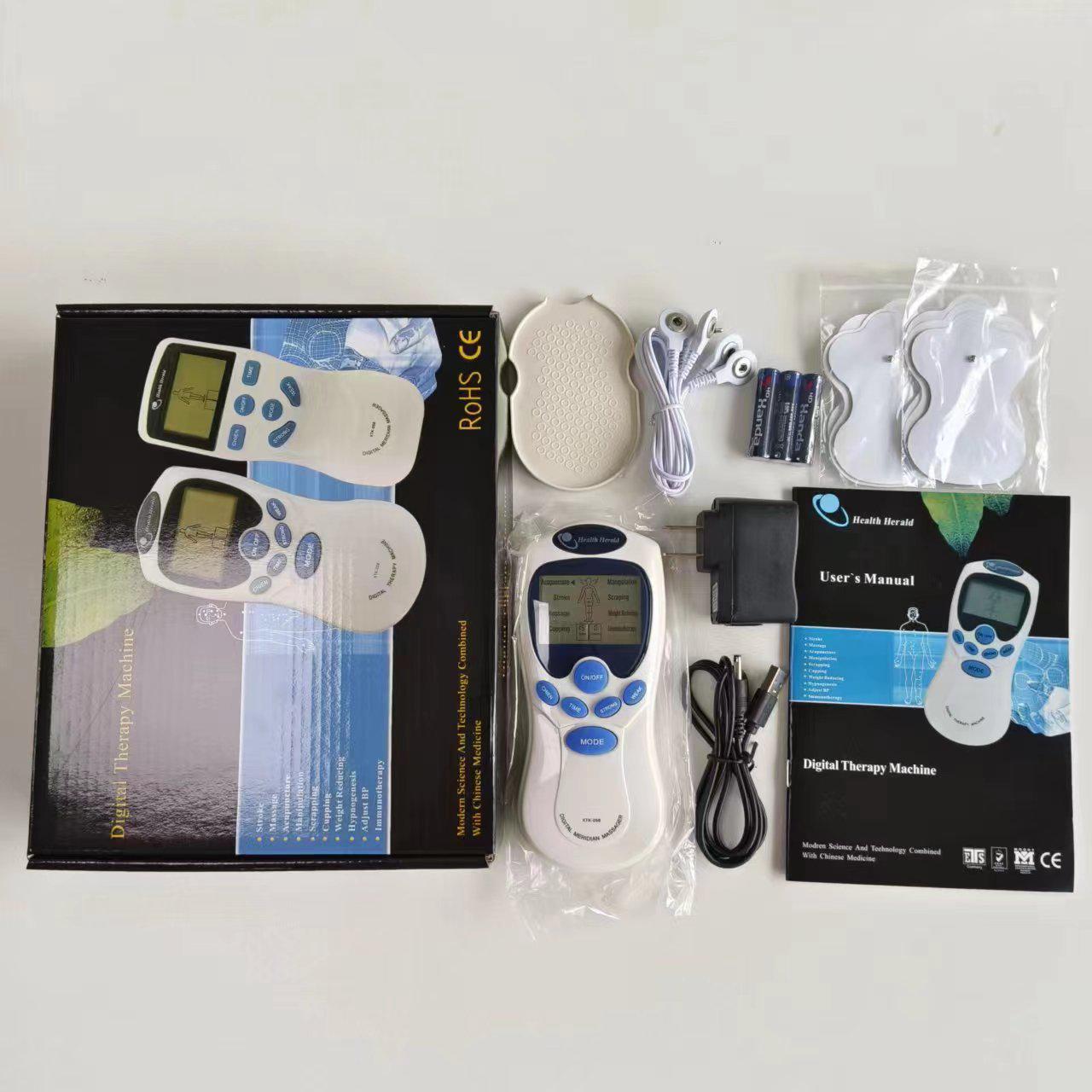 

Портативный цифровой массажер для меридианной терапии - Многофункциональный низкочастотный импульсный и электронный акупунктурный прибор Russian