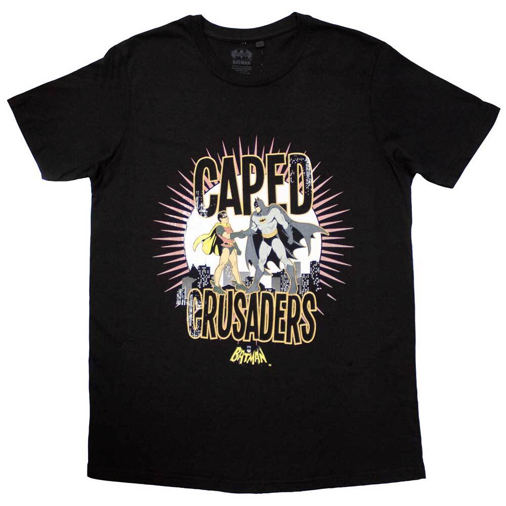 DC Comics Batman Caped Crusaders T-Shirt Black New Unisex T-Shirt L