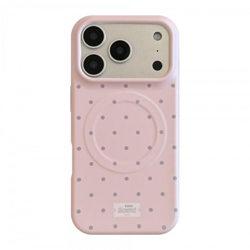 Korean Style Polka Dots Phone Case IPhone 18 Pro Max 16 15 14 17 Matte Shockproof Soft Magnetic
