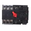 Dual Power Automatic Transfer Switch Uninterrupted ATS 3P 100A Din Rail Mount Toggle Controller PV Mains Supply