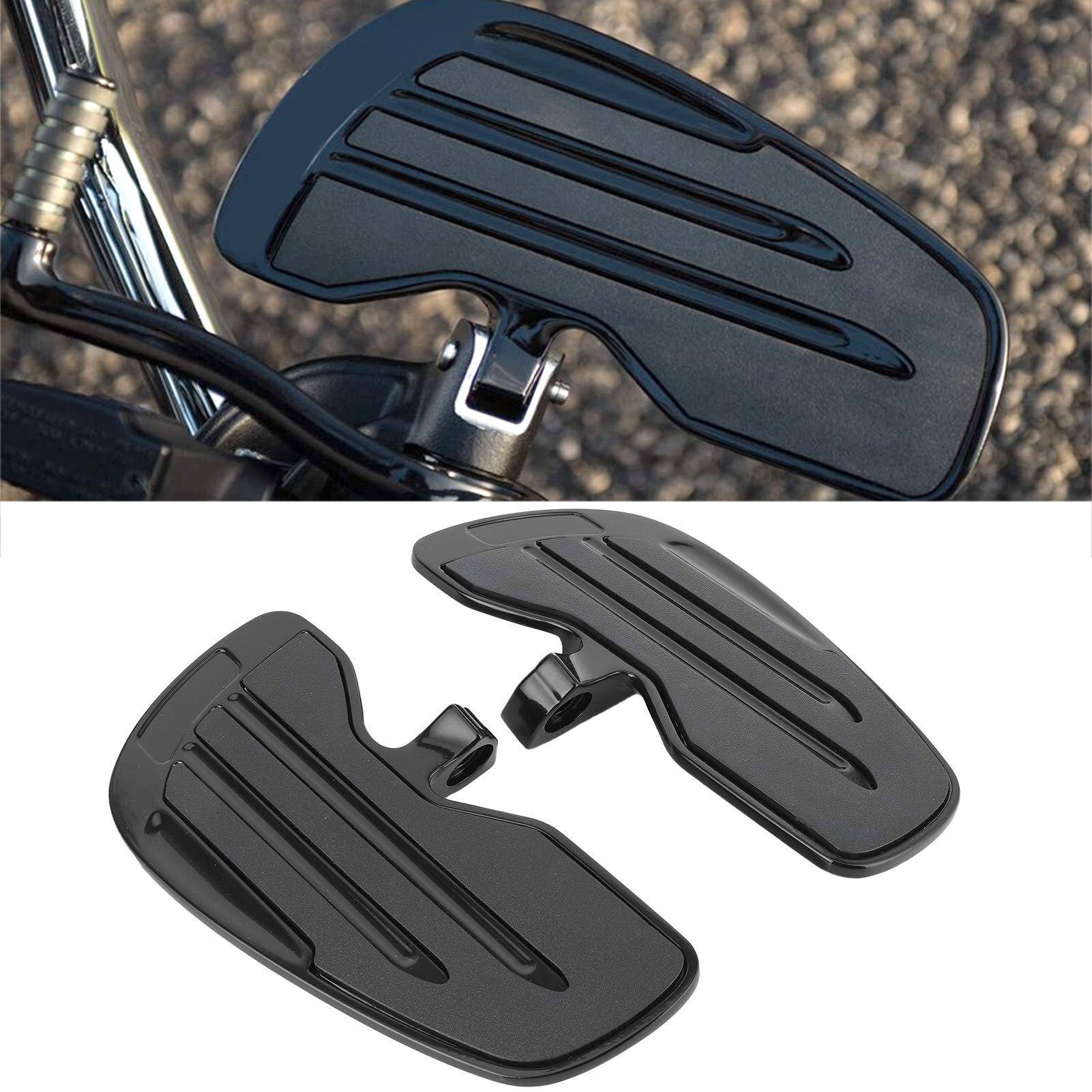 

Aluminum Front Rider Floorboards/Footpegs for Indian Scout Sixty Bobber 2015-2021 (Matte Black, Gloss Black) (32*28*8cm) (Full Black)