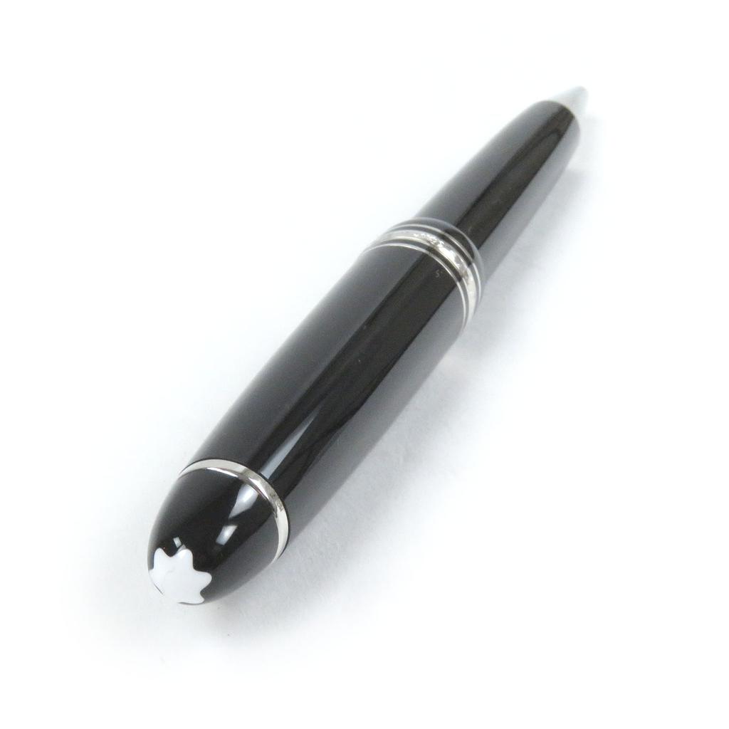 Excellent MONTBLANC Ballpoint pen Meisterstckle Grand Twist type Black Silver mens Used