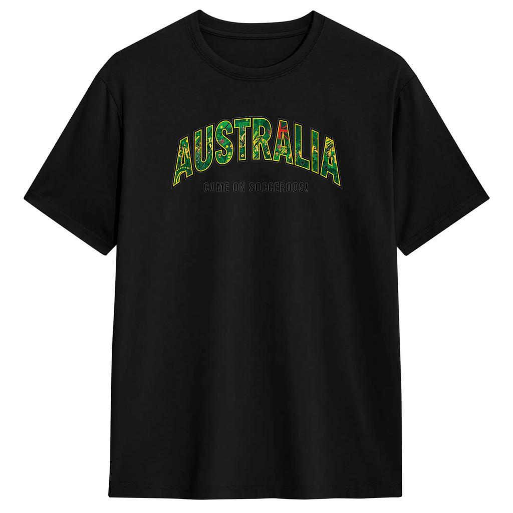 Couple Tshirt Australia Map Tshirts Leisure Summer Tees Funny Cotton Clothes Gift Idea