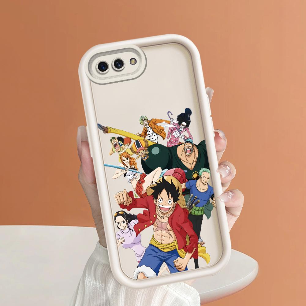 Miękki silikonowy kwadratowy wzór drabiny z kreskówkowym wzorem, pełna ochrona aparatu, odporna na wstrząsy obudowa do OPPO Reno Realme OnePlus