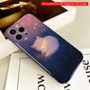 2DFlat Glowing White Cat In Starlit Grass All Inclusive Film Hard Phone Case, Compatible with iPhone 18 Pro Max 17 16 15 14 13 12 11