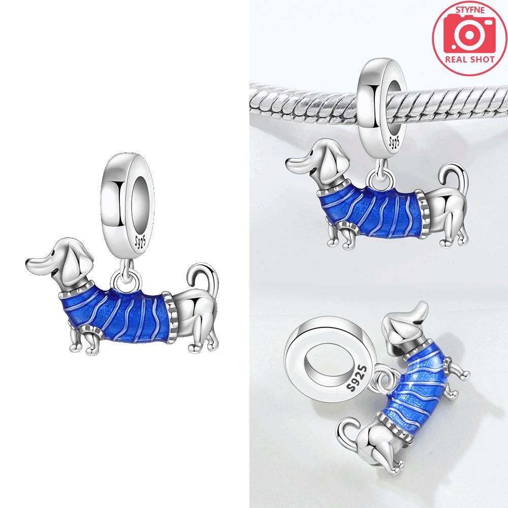Laccetto Originale in Rame Animale Coniglio Scimmia Cuore Perline Collana Cane Adatto Bracciale Gioielli Donna Regalo Anniversario Fai da Te