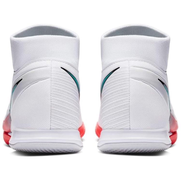 Nike Scarpe da ginnastica da uomo Mercurial Superfly 7 Academy IC Bianco Cremisi Giada Photon-Dust Hyper-Giada Flash-Cremisi AT7975-163