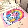 Care Bears Print Rug, Washable Floor Carpet, For Entryway Dorm Laundry Room Office Study, Home Decor Birthday Christmas Gift