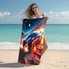 Personalized "Nightly Adventure Winnie" Beach Towel Microfiber Beach Towel Thin Absorbent for Beach Swimming Yoga Bath Sports. 0910333