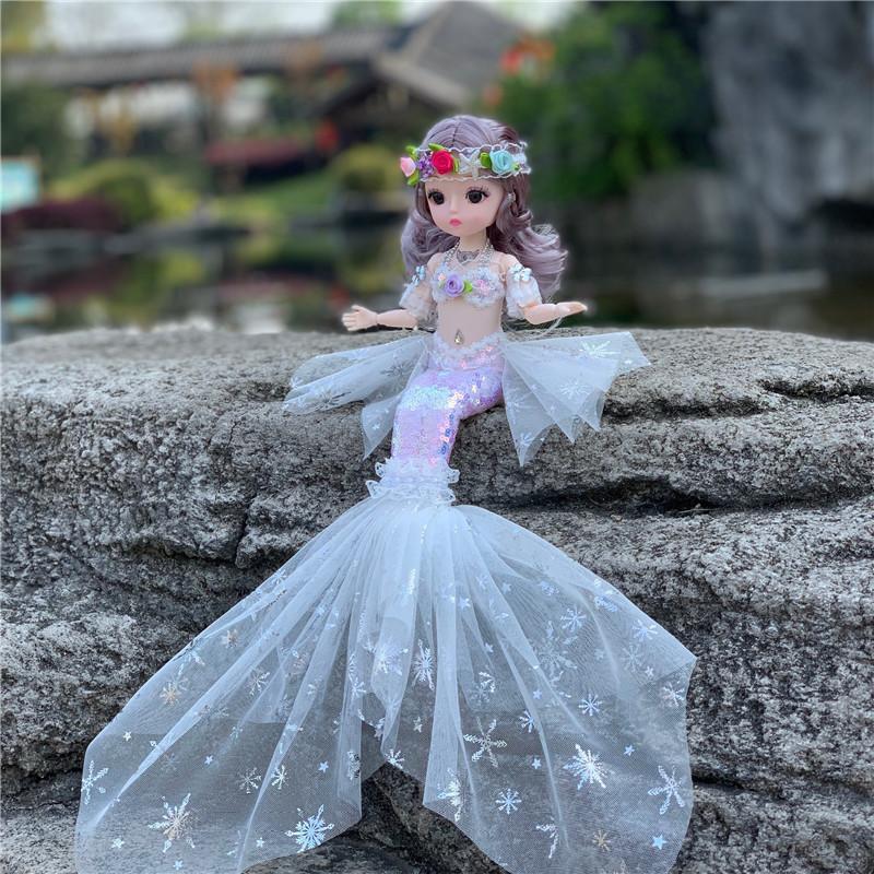 

12-дюймовая кукла-принцесса-русалка, подарки для девочек 45cm