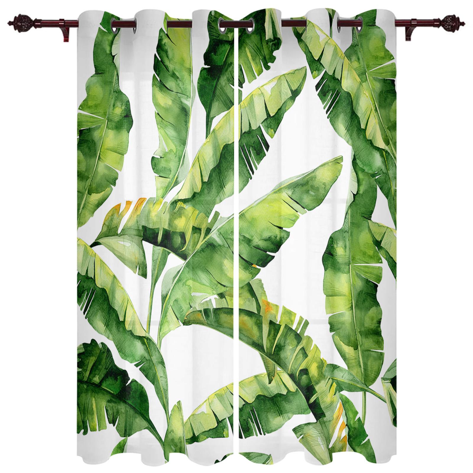 Летние зеленые тропические растения с пальмовыми листьями — фото 19