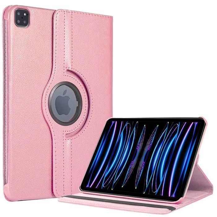 Protective Case - BOOLING - for iPad Pro 11 Inch - Rotating Stand - Synthetic Leather - Pink