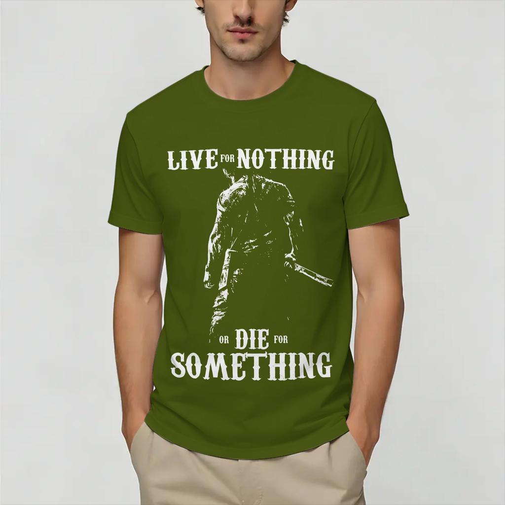 Vintage TShirt Beach John Rambos Popular TShirts Pure Cotton Tee Shirt for Unisex Awesome Design Short Sleeve Top Tees