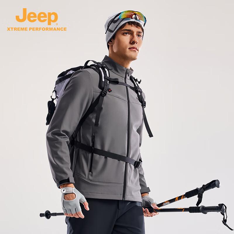 Jeep Men s Softshell Fleece-Lined Outdoor Jacket 2XL