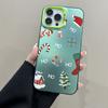 Christmas-themed iPhone 16 Pro phone case, 15/14/13mm laser-cut, iPhone 11/Xs Max/Plus