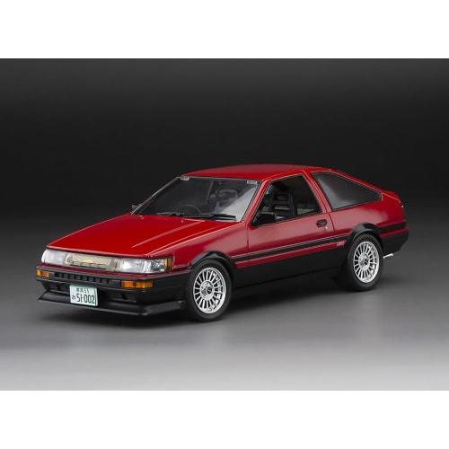 SunStar 1/24 Scale Toyota Corolla Levin AE86 1985 Red/Black Finished Product