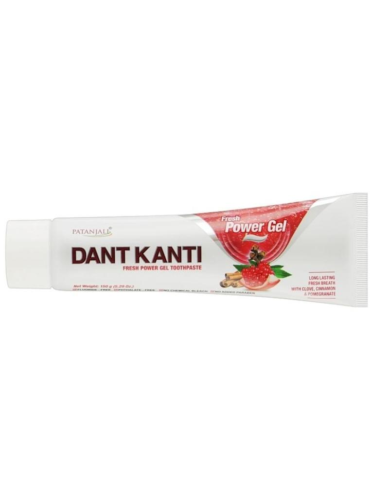 Toothpaste The Power of Fresh Gel Patanjali Dant Kanti Fresh Power Gel Toothpaste