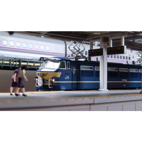 KATO N Gauge EF66 Late-Type 0 Series Blue Train Traction Locomotive 3090-3 Model Train, Electric Locomotive, Blue