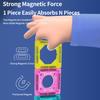 Color Diy Puzzle Assembly Magnetic Sheet, Pipe Building Block Slide Ball Children'S Toy Track Building Block
