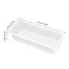 Stackable Fruit Storage Containers for Fridge Removable Drain Tray Containers with Drain Tray Keep  for Veggie