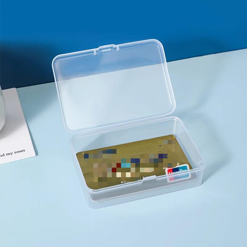 1/3PCS Polaroid Photo Game Card Transparent Plastic Storage Box Bank ID Card Celebrity Idol Booth Small Accessory Storage Box