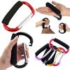 2Pcs D-Ring Baby Stroller Hook Sponge Handle Pram Lifting Button  Travel Backpack