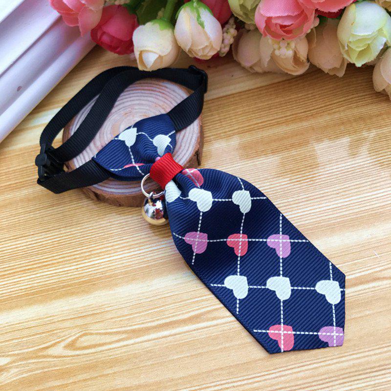 Collar de Corbata para Perro Mascota Estilo Británico Corbata Ajustable con Campana para Decoración