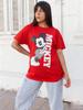 Oversized Vintage Mickey Mouse Graphic Tshirt Women Men New Summer Fashion Casual Short Sleeve Tee Tops Streetwear Disney Anime