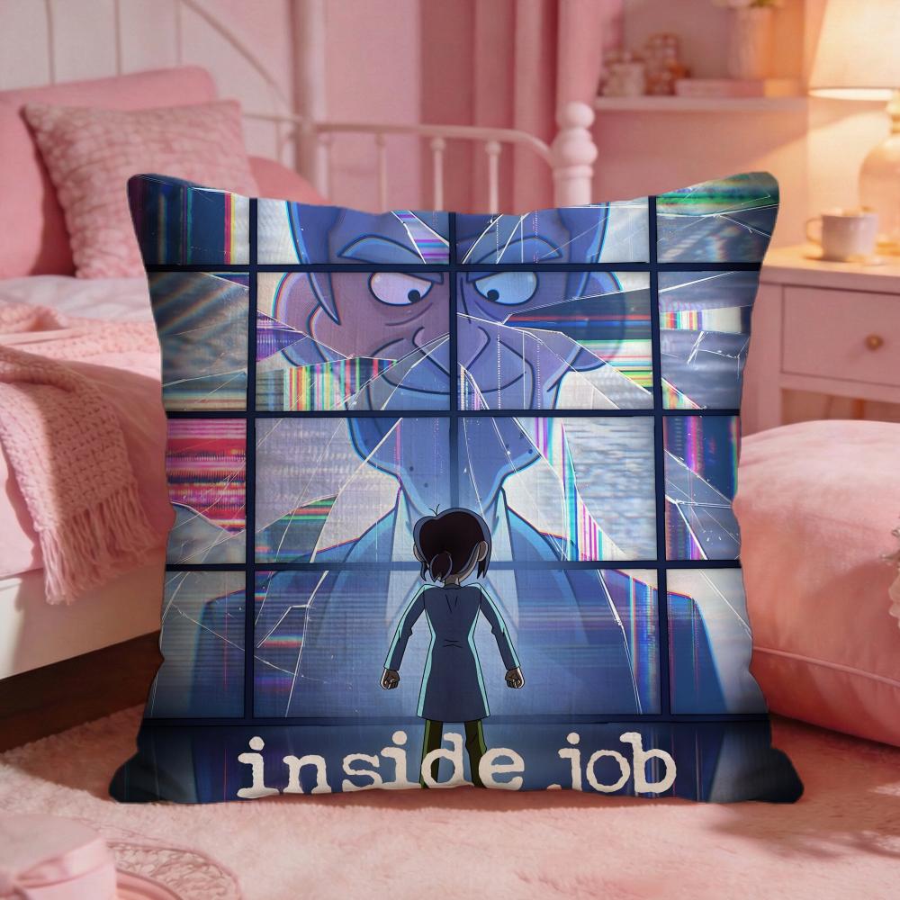 Inside JJobs Anime Classic Cushion Cover Premium Comfort Reversible Pillow Cove Two In One Design For Any Room Car Interior