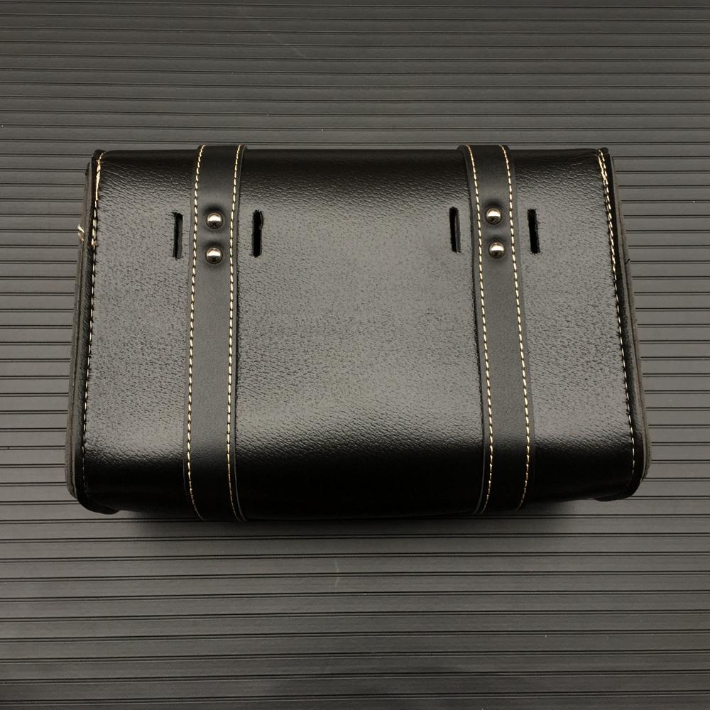 Universal Motorcycle Saddlebag Model Side PU Leather Luggage Saddle Bag Storage Tool Pouch For Harley Sportster XL883 XL1200