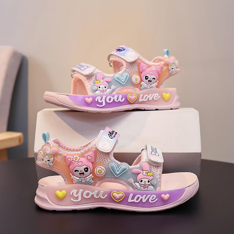 Sandals with Soft Soles, New Style Beach Shoes, Cute Soft-soled Girls' Casual Shoes