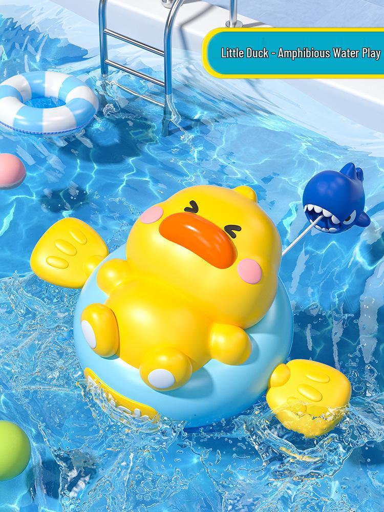 

Маленький желтый утенок Игрушки для купания для детей - Игра с водой Веселье в душе для мальчиков и девочек