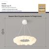 Nordic Modern Minimalist Cream Bubble Ceiling Light for Master Bedroom