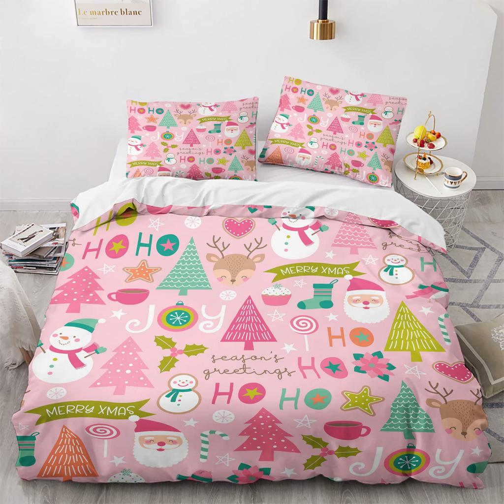Rabbit Comforter Cover Full,Pink Floral Bedding Sets Girls Women Cute Bunny Duvet Cover Bedroom Decor 3Pcs With 2 Pillow Case