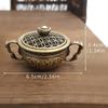 Small Incense Holder Treasure Basin Incense Holder for Indoor Home Use Sandalwood Agarwood Tea Ceremony Decorative Piece Incense Additions