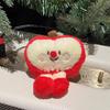 Red Nose Apple Pendant Versatile Pendant Girl Heart Versatile Keychain Jewelry Bag Pendant Student Gift
