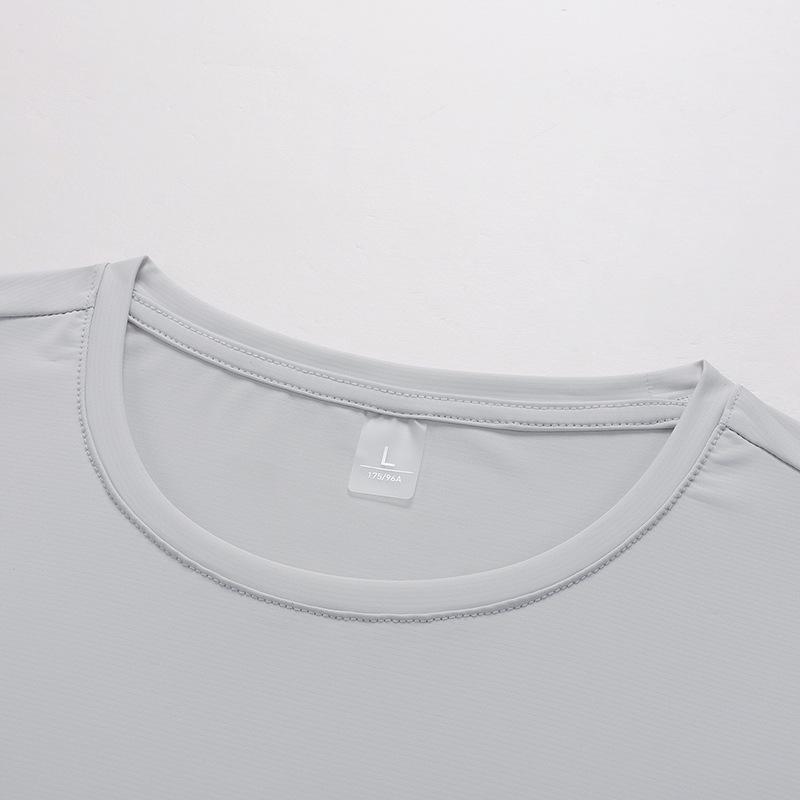 Men's and Women's Quick-Dry Short Sleeve Sports T-Shirts - Ice Silk & Nylon