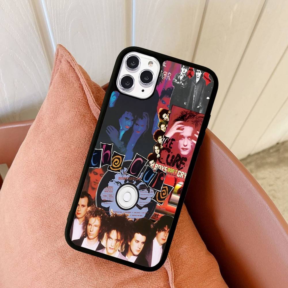 Rock Band THE C-CURE Music Phone Case Wireless Charging PC+TPU For IPhone 11 12 13 14 15 16 17 Pro Max Plus Case
