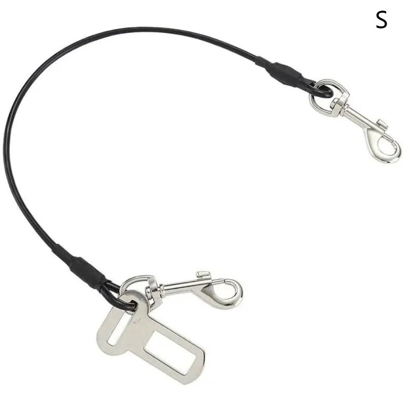 

Universal Car Dog Safety Leash Pet Vehicle Anti-Bite Wire Rope Dog Seat Belt For Dogs Travel Traction Collar Harness Supplies S