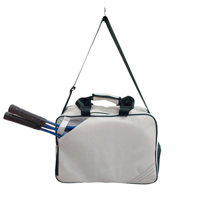 Large Capacity Tennis & Badminton Racket Bag with Shoe Compartment - Single Shoulder Crossbody Sports Bag